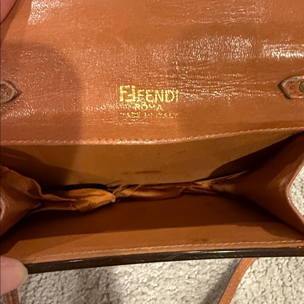 Vintage Fendi Brown Purse - Picture 4 of 10